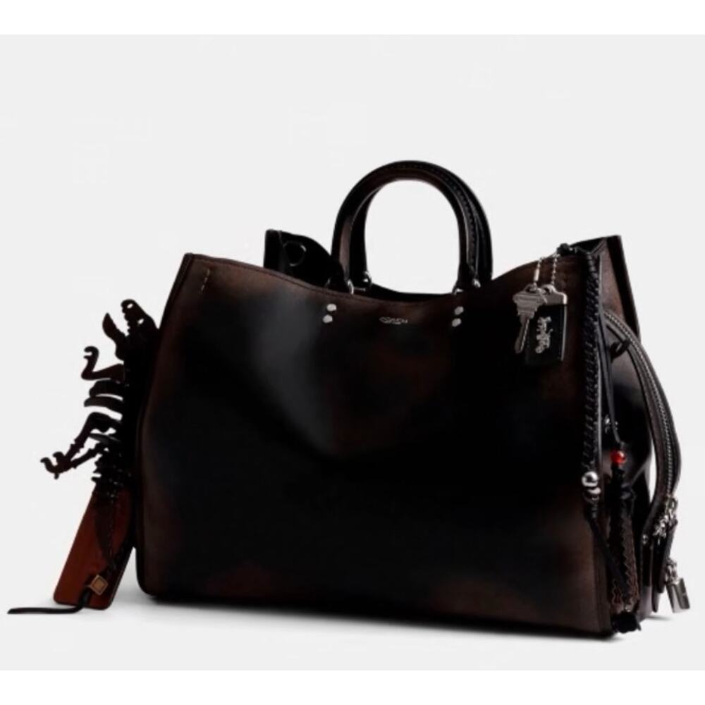 Coach Loved Leather Rogue 40 With Charms - Picture 4 of 15